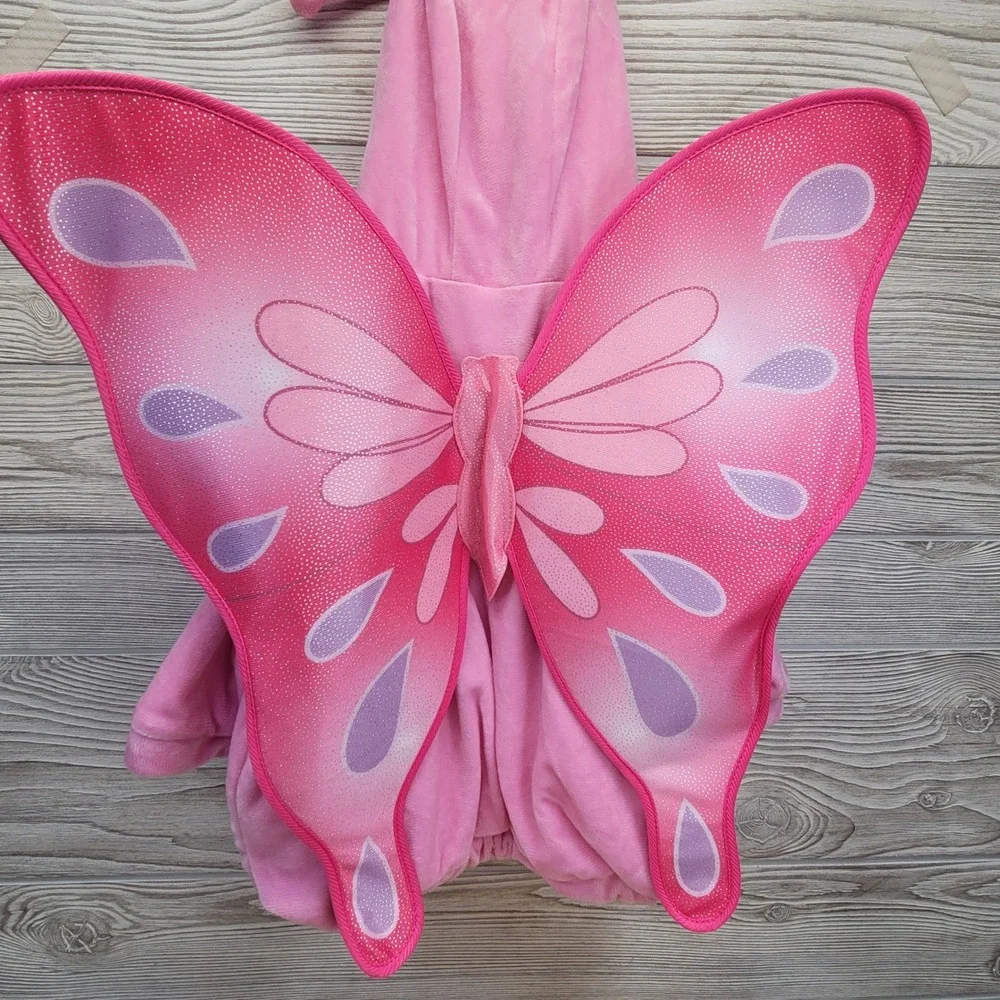 Hyde & EEK! Infant Butterfly Costume 12-18 Months Pink Silver Wings‎ Halloween
